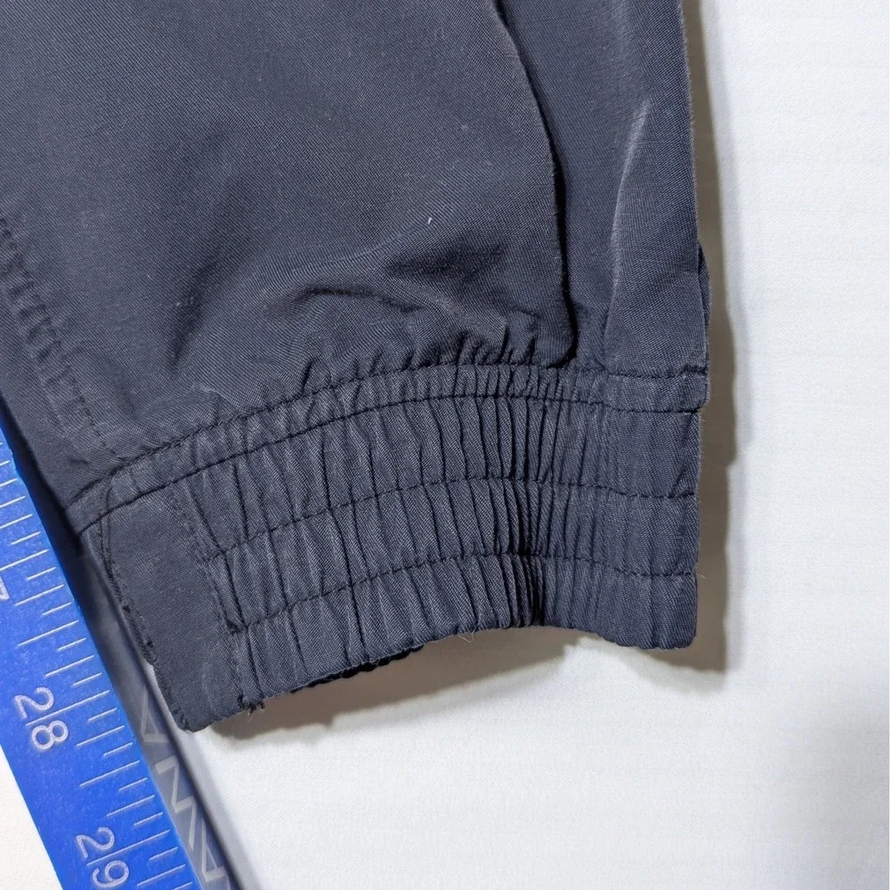 Nike Men M Woven Players Jogger Pants Slim Fit Cotton Nylon Black 934592-010